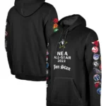 Men’s New Era Black 2023 Nba All-star Game X John Stan Pullover Hoodie