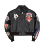 Pelle Pelle American Bruiser Plush Womens Crop Jacket